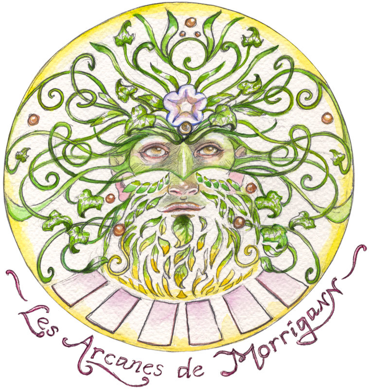 Les Arcanes de Morrigann: Logo Greenman